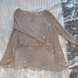 Sweater with Back-CutOut and Lace Detailing